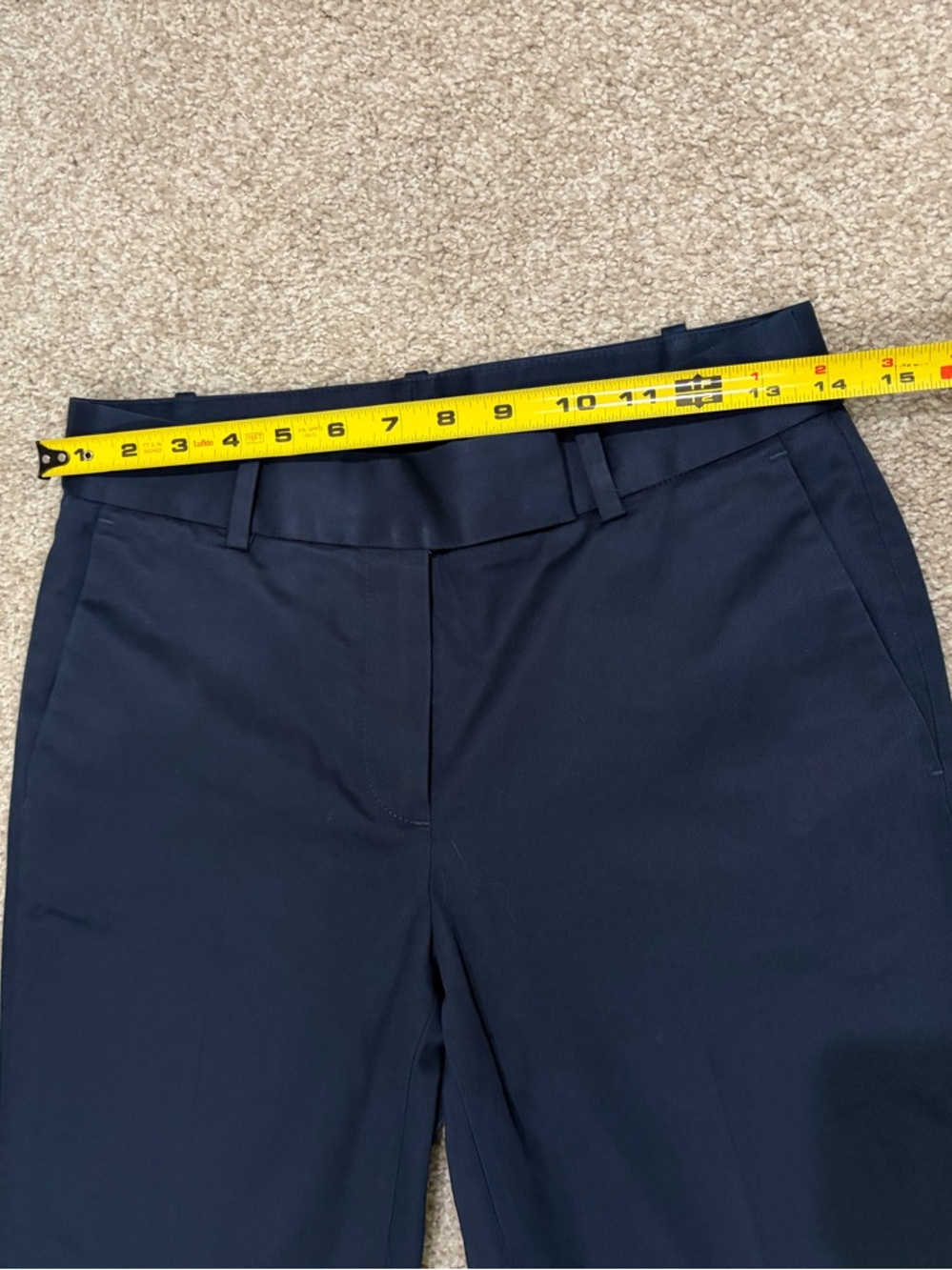 Brooks Brothers advantage chino stretch women’s navy blue pants. Size 2. - Picture 4 of 6